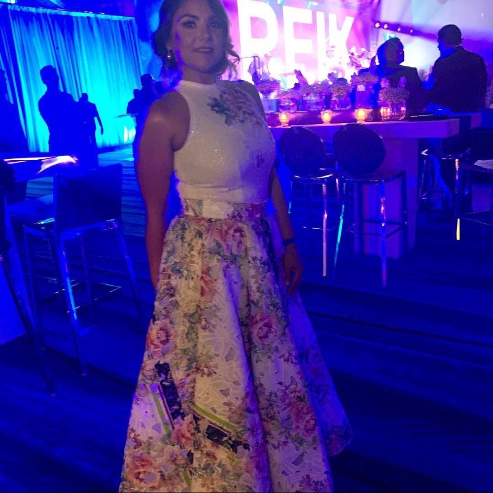 Top and midi skirt